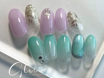 グリッター(GLITTER)/定額ネイル