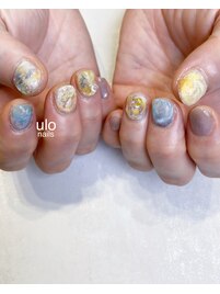 ブルーとイエローニュアンス