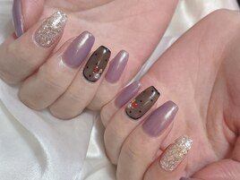 シースルー　ドット　秋冬