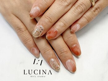 ネイルスタジオ ルキナ(LUCINA)/c-431 大人上品ニュアンスネイル