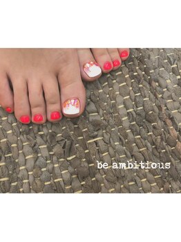 ネイルサロンアンドスクール ビーアンビシャス(be ambitious)/親指アート