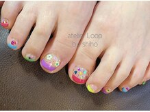 アトリエループ(atelier Loop by shiho)/カラフルフレンチネイル