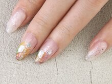 ソウ 難波店 nail salon Sou/ニュアンスラメnail