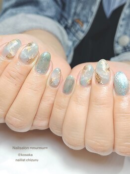 プライベート ネイルサロン マーマ(murmur)/大理石ネイル