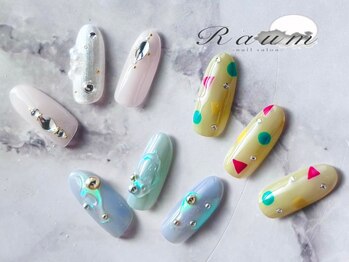 ラウム(Raum)の写真/Raum人気NO.1《月替わり定額デザイン¥8000》季節トレンドに合わせたデザインでお気に入りが見つかる♪