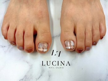 ネイルスタジオ ルキナ(LUCINA)/T-089 ステンドグラス風ネイル