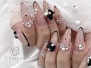 黒ドットネイル