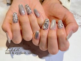 ツイード柄×マグネット