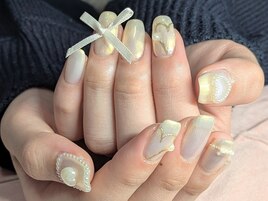 ミルキーパールリボン♪