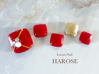 ラグジュアリーネイル ハローズ(HAROSE)/フットジェルマンスリーコース