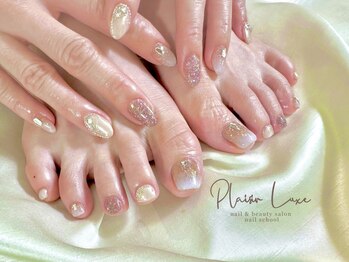 プレジールリュクス(Plaisir luxe)の写真/冬もフットケアで素足美人*足裏角質ケア30分+贅沢保湿¥5500!フットネイル¥5980~膝下リンパマッサージも◎