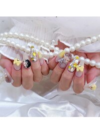 寝そべりネイル 3D スカルプ