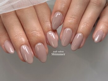 シマー(Shimmer)/くすみピンクグレージュ