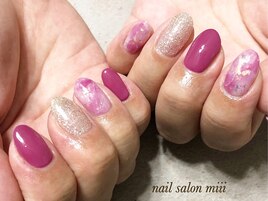 春シンプル大理石ニュアンス