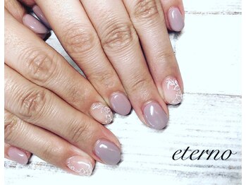エテル(eterno)/フラワーレースネイル