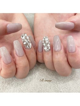 アールローズ(R-rose)/埋めつくしネイル