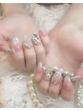 ローラネイル(Roller nail)/ジェルカラグラコース¥8000
