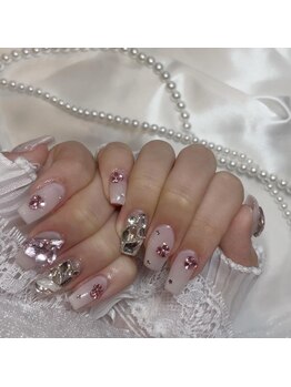 リンドネイル バイ モカ アンド ララ(Lind nail by moca and LaLa)/キラキラネイル