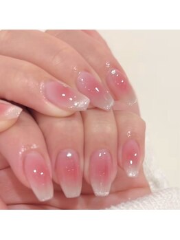 じゅわっと/ピンクネイル/上品