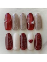 クルーシャー(Nail&Jewery CLOUCHER)/2月定額デザイン／5500円