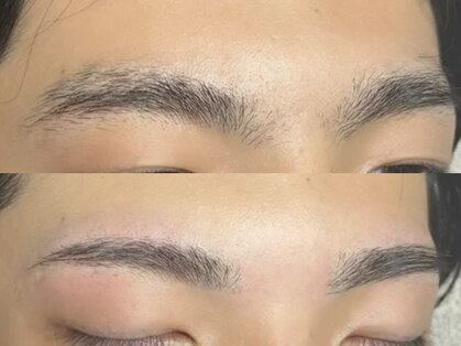 Ayus健軍店 まつげパーマ/パリジェンヌ/エクステ/メンズ眉毛/脱毛/肩こり/ヘッドスパの写真