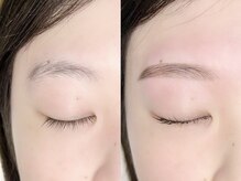 アンネ 表参道(ANNE)/ふんわり 平行アーチ眉