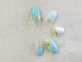 ネイルサロン ハース(Hearth)/華やかなジェルネイル☆