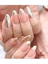 ノーラスリエン 銀座(NOLASLIEN)/ミラー　フレンチ　夏　ゴールド