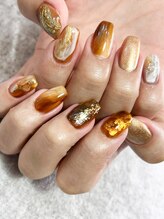 テラス(TERRACE)/秋色ニュアンスネイル