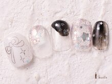 アイネイルズ 横浜WEST店(I-nails)/Y2Kリボンラメホロ8000円