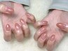 グラデーションネイル(クリアベース)