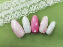 シューズネイルプロデュース/タイダイ雪の結晶デザイン