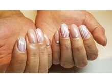 キャプラスネイル ミュウ(CAPLUS NAIL Mew)/ストライプネイル