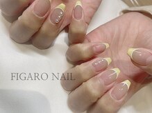 イヴ アイラッシュアンドネイル(Eve eyelash&nail)/powder yellow フレンチ .