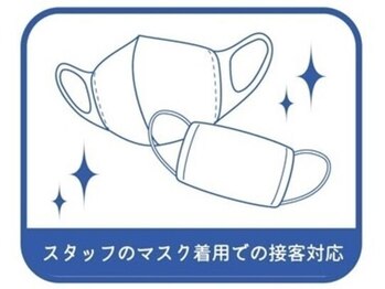 CRビューティー(CR Beauty)/終始マスク着用での接客対応