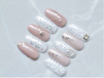 アバネイル アクア 千種店(AVANAIL AQUA)/【大人可愛いニュアンスネイル】