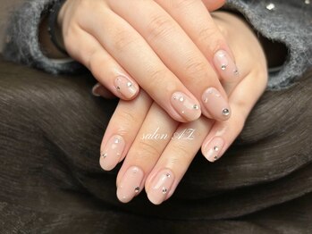 サロン エージー(salon AZ)/持ち込みシンプルデザイン