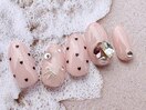 ハートネイル/バレエコアネイル