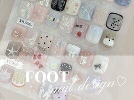 FOOT親指アート¥7500～¥8400