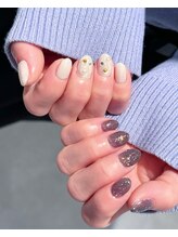 えむねいる(m.nail)/ニュアンス/フラッシュ/パール