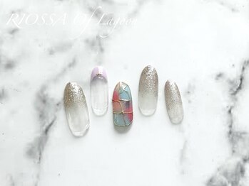 カラフル夏デザインネイル
