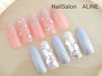 ネイルサロン アリーヌ(ALINE)/【定額】トレンドコース¥6500