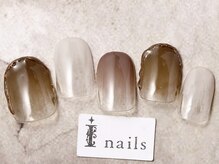 アイネイルズ 渋谷店(I nails)/塗りかけかこみ￥7800[渋谷]