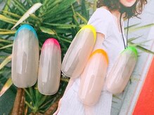 ネイルサロンフォーユー(for u)/極細フレンチ♪￥５９８０