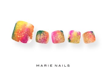 マリー ネイルズ いわきラトブ店(MARIE NAILS)/定額6,600円税込 カラフル 0525b