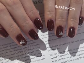 Bordeaux color.・～*