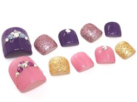 ワンカラー+ストーン