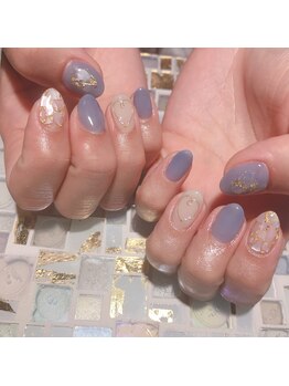 アティックネイルアトリエ(attic nail atelier)/シェルワイヤーネイル★