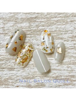 ネイルサロン クイル(QUILL)/７月箔（３）