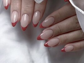 キレイめフレンチネイル